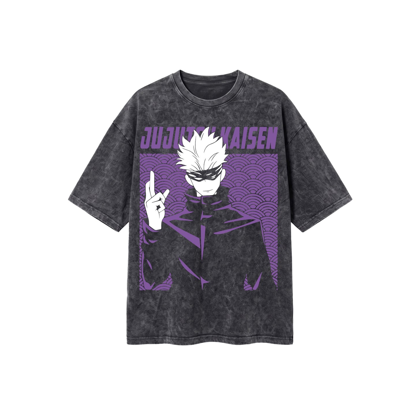 Gojo Jujutsu Kaisen Washed Oversized Tee's
