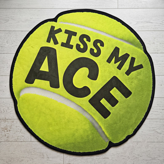 Kiss my ace tennis Rug