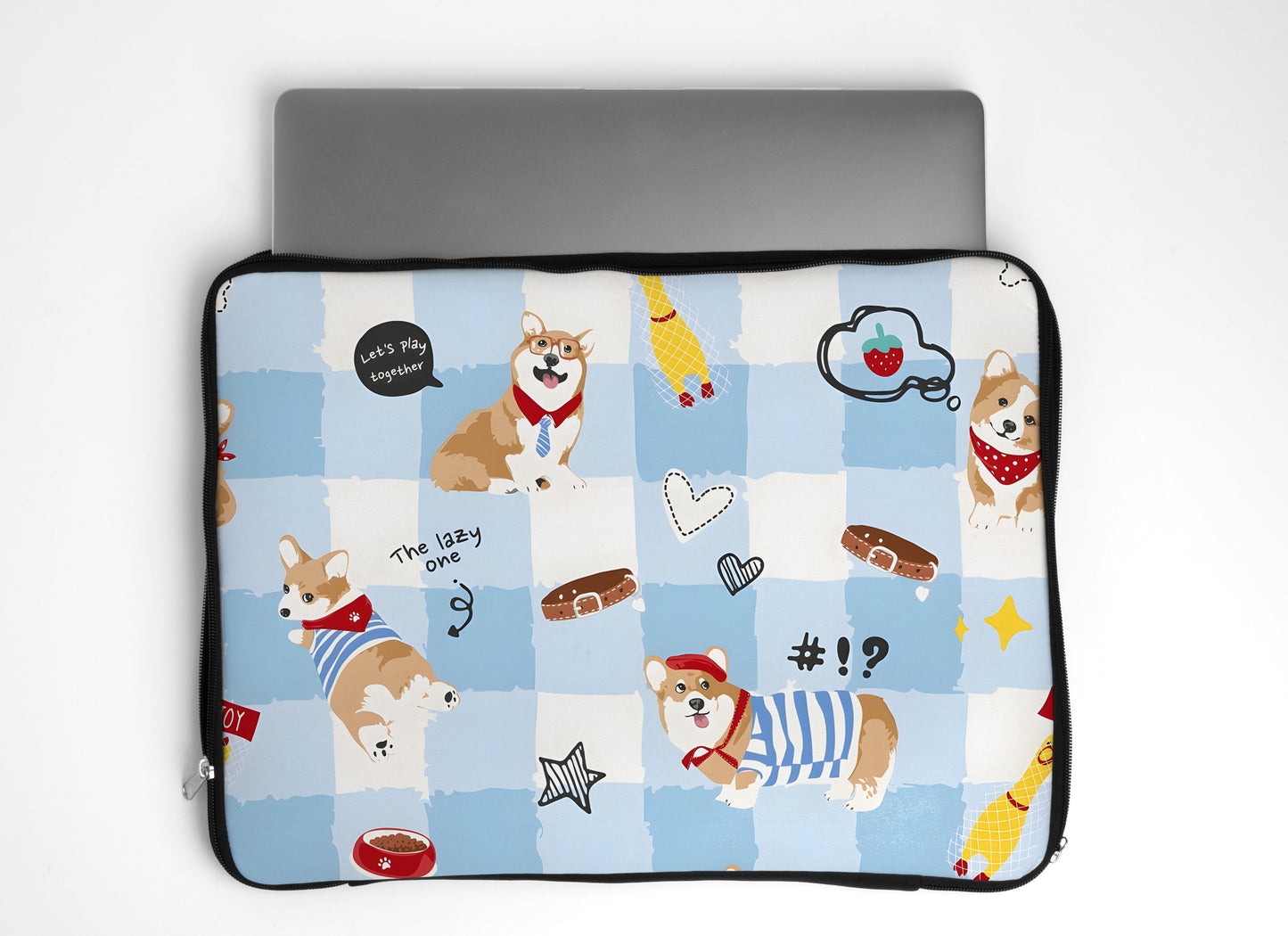 Corgi Life: Dog Laptop Sleeve