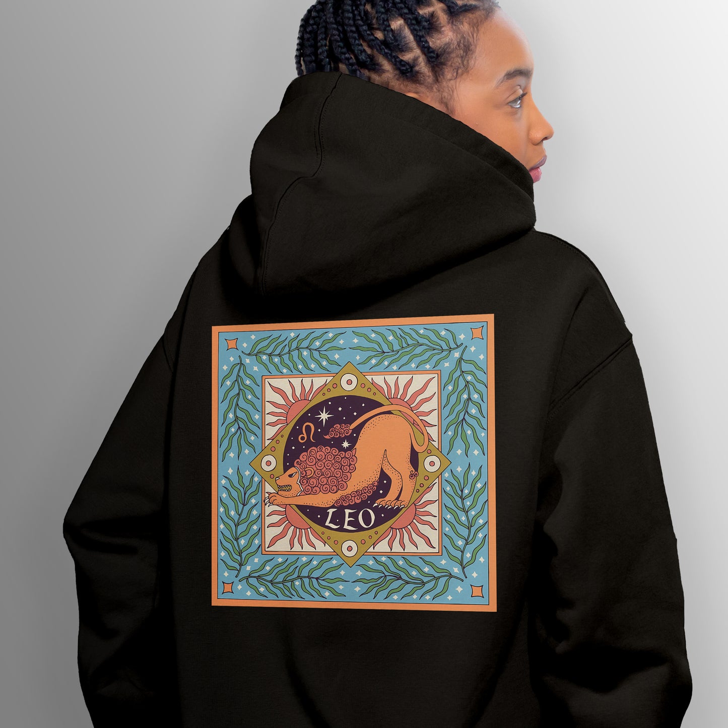 Zodiac Signs Hoodie Oversized