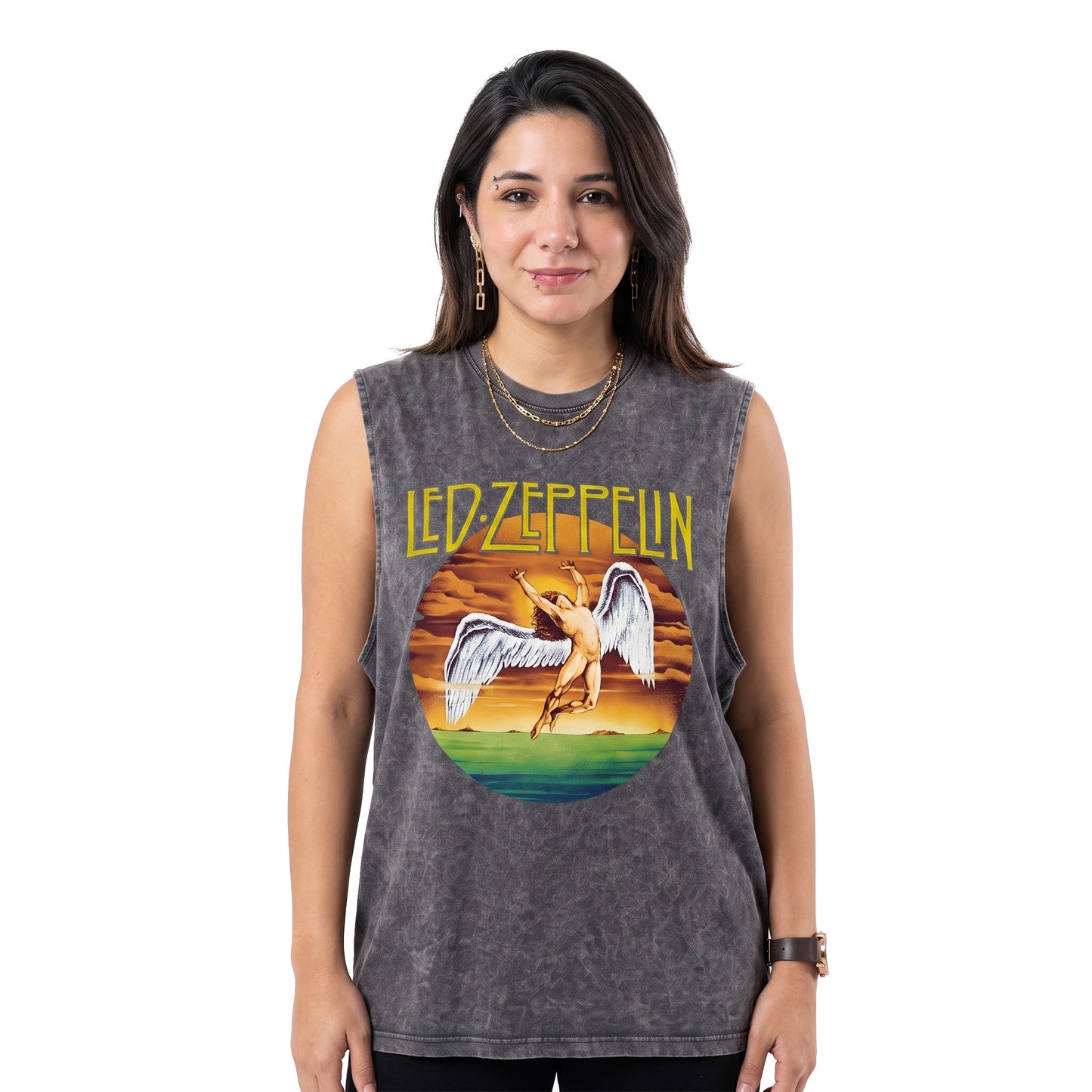 Led Zeppelin Washed Tank Top