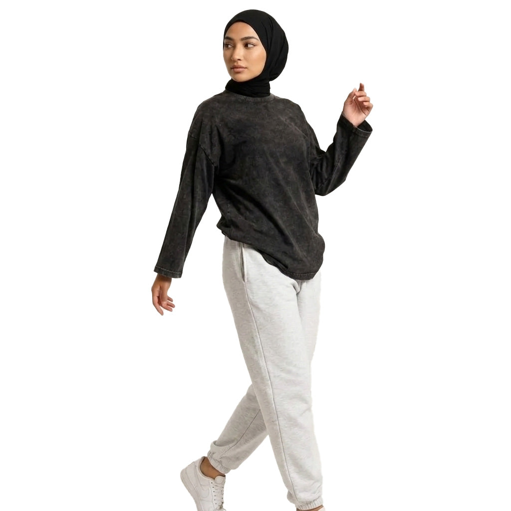 Washed Oversized Long Sleeves