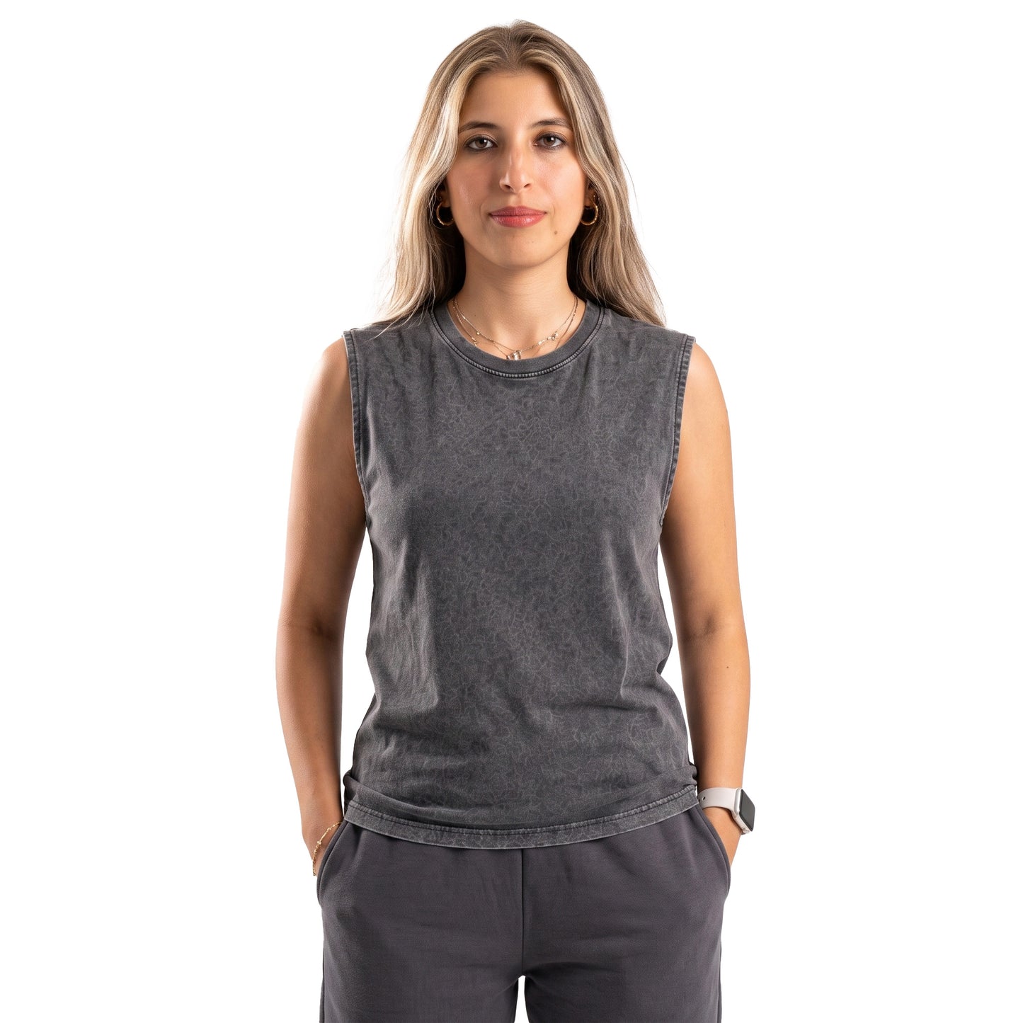Washed Tank Top Basic