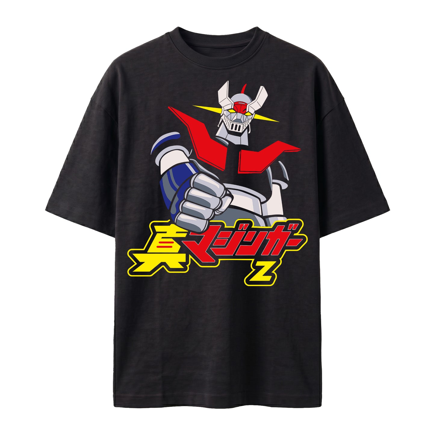 Mazinger Z Black Oversized Tee's