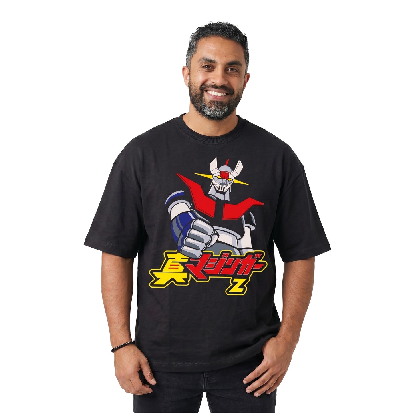 Mazinger Z Black Oversized Tee's