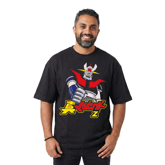 Mazinger Z Black Oversized Tee's