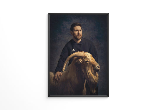 Messi The GOAT Poster
