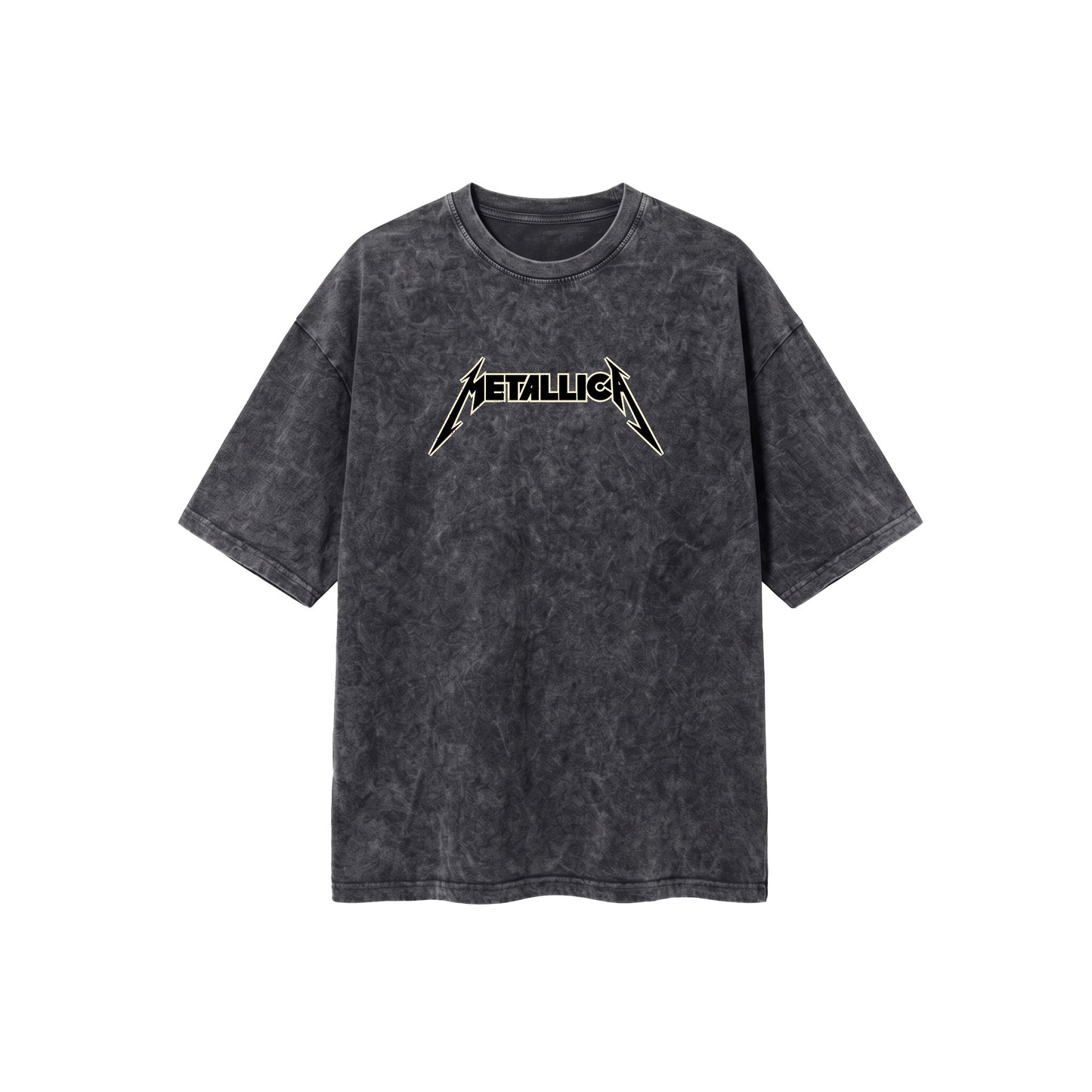 Metallica Washed Oversized Tee's