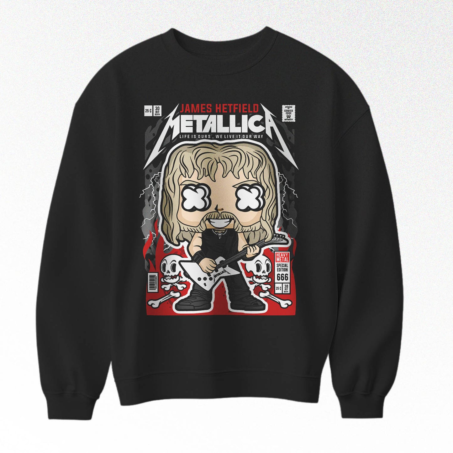 Metallica POP Oversized Crewneck
