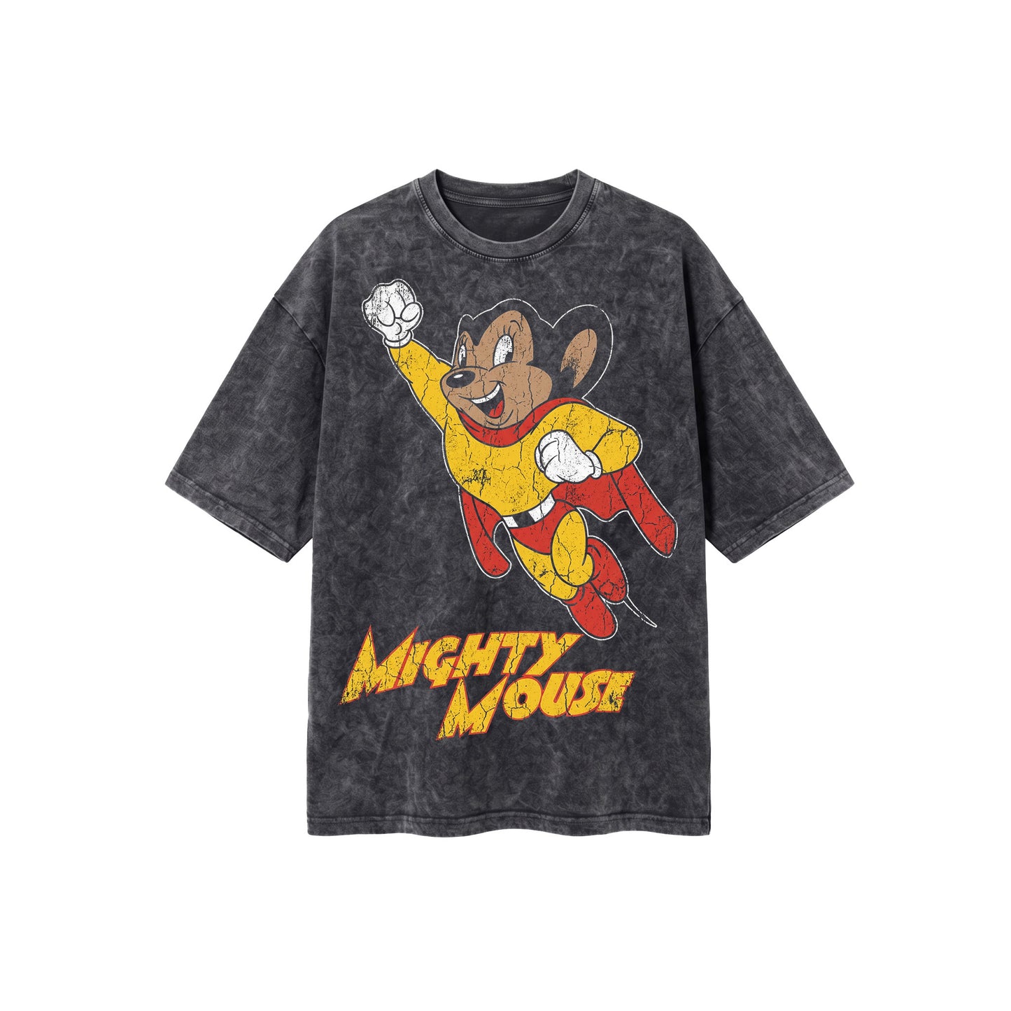 Mighty Mouse Washed Oversized Tee's