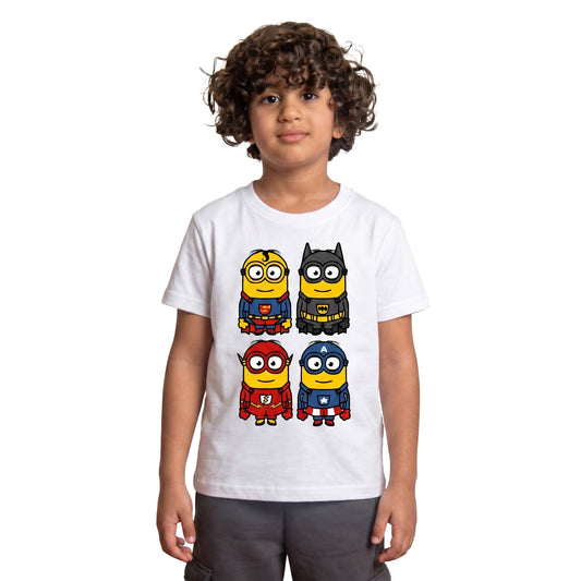 Minions Heroes  Kids Tee's