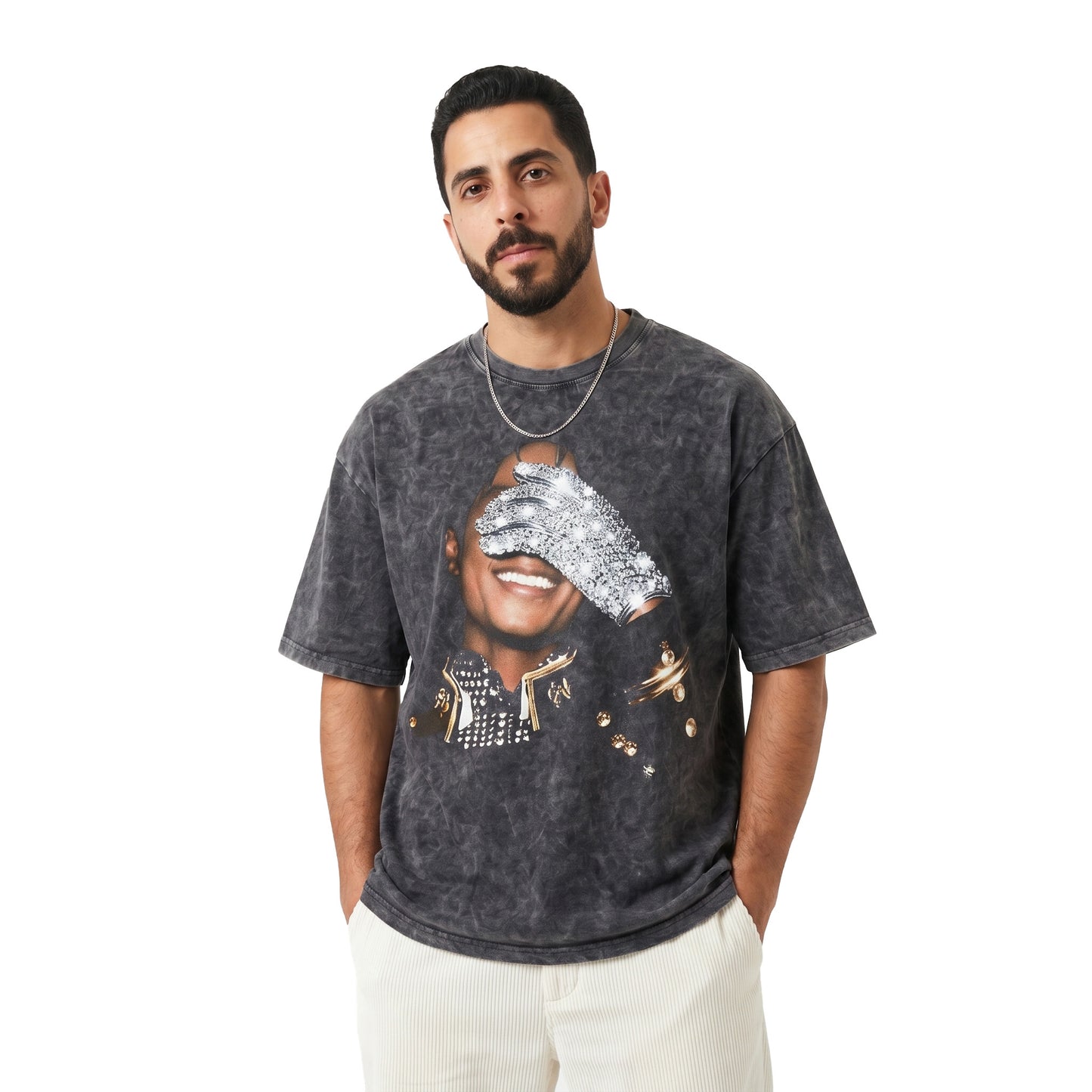 Michael Jackson Washed Oversized Tee's