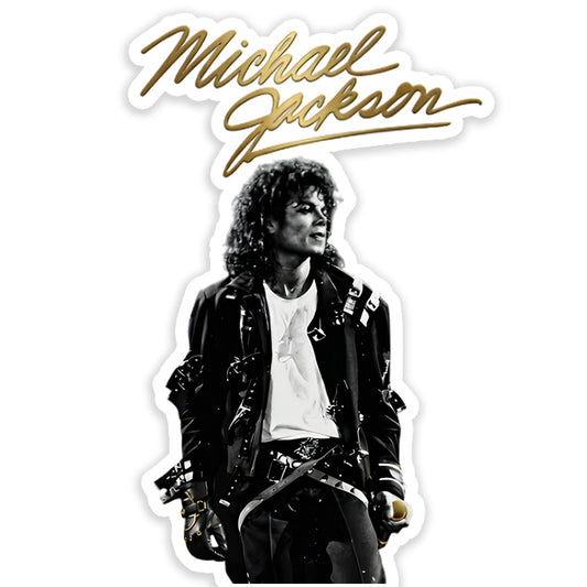 Michael Jackson Golden Signature Sticker