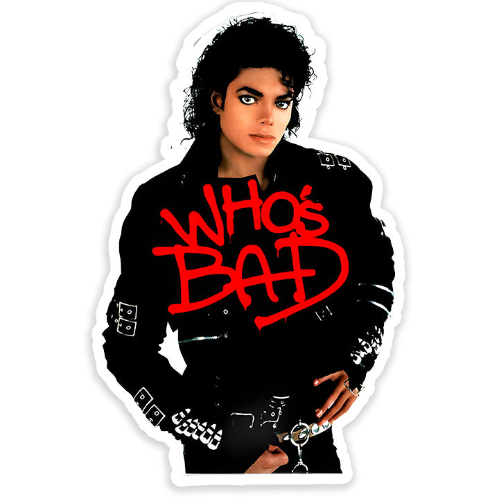 Michael Jackson Bad Sticker