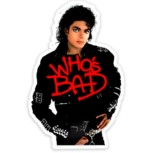 Michael Jackson Bad Sticker