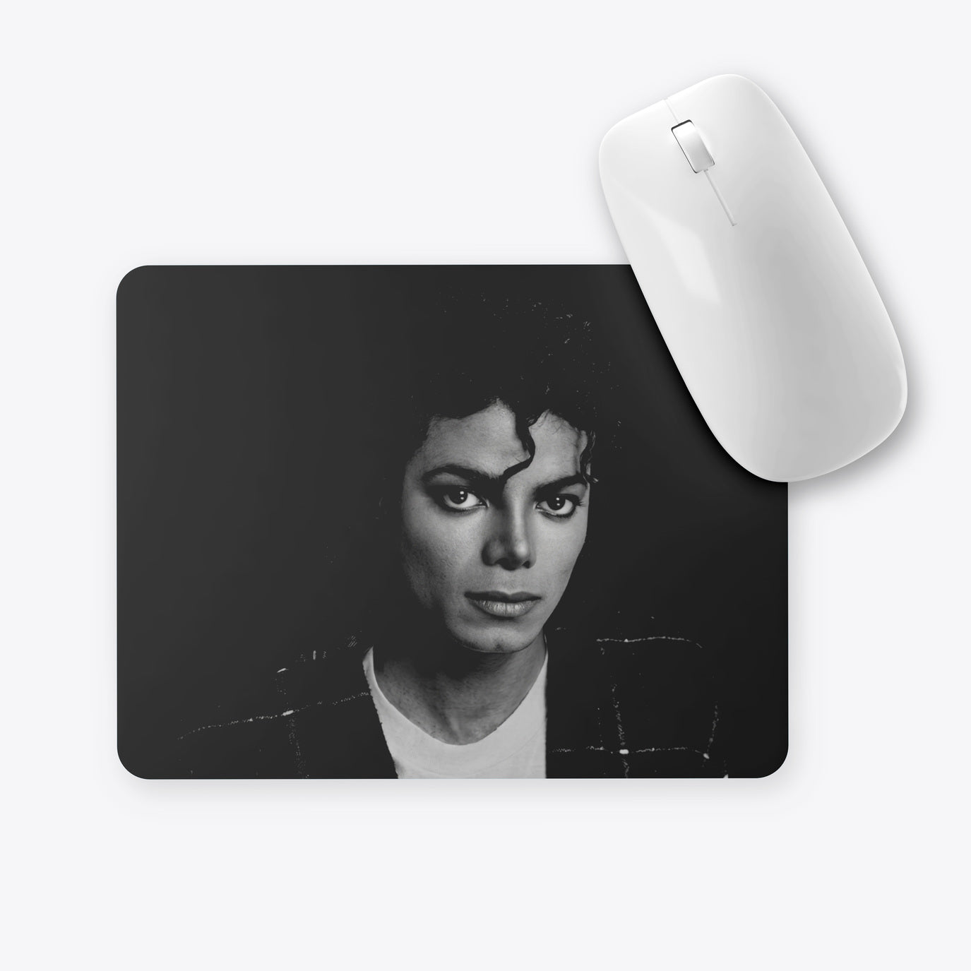 Michael Jackson Face Mouse Pad