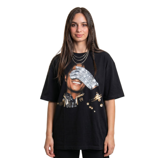 Michael Jackson Black Oversized Tee's