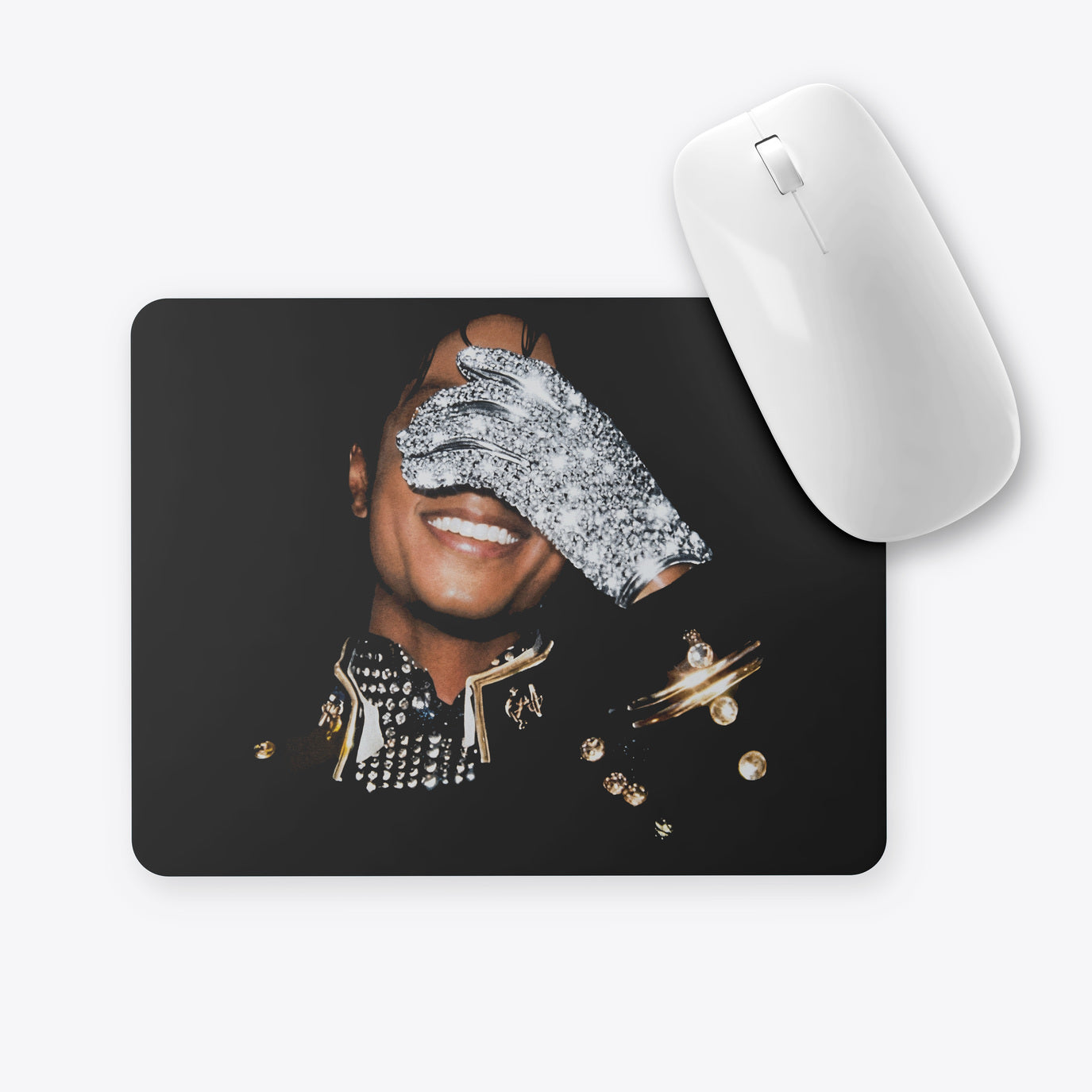 Michael Jackson Black Mouse Pad