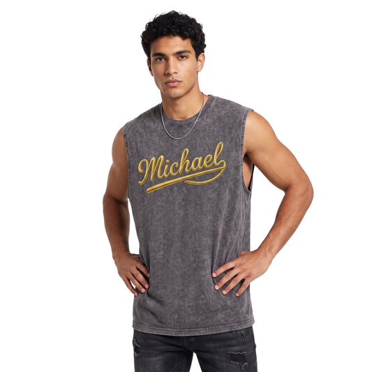 Michael Jackson Washed Tank Top