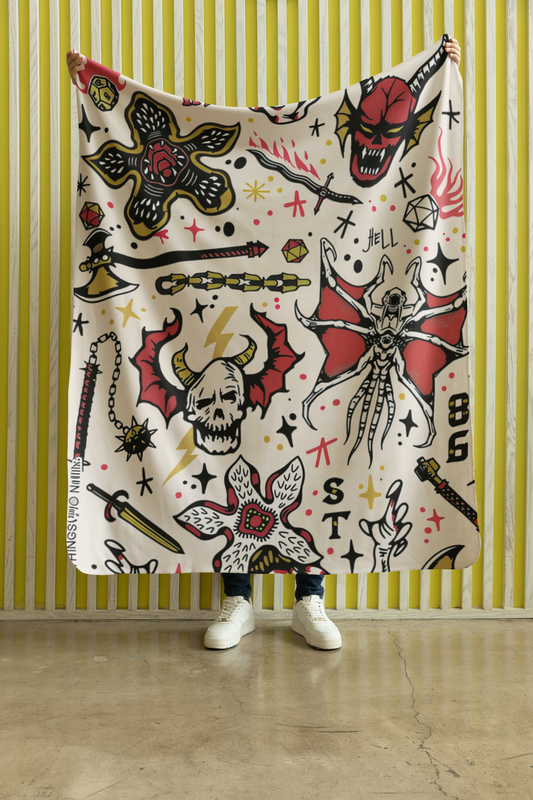 Stranger things Pattern Blanket
