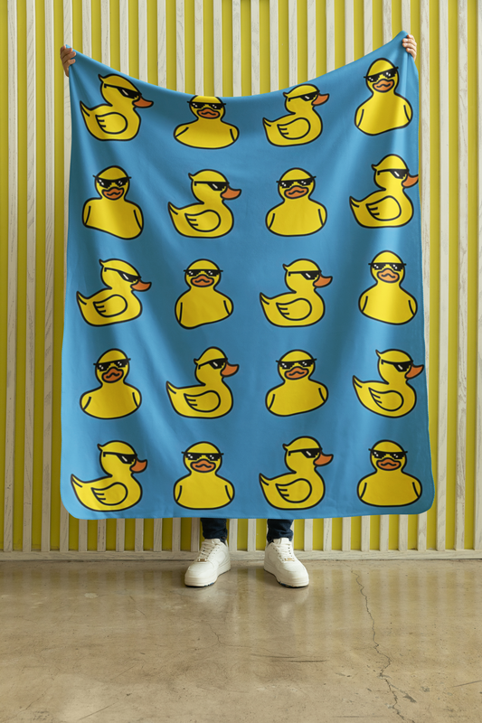 Ducks With Sunglasses Blanket