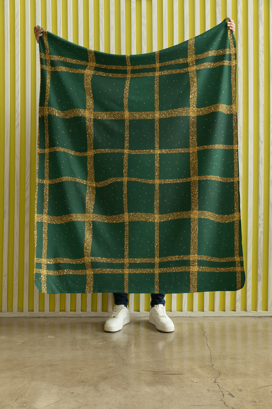 Christmas Green Blanket