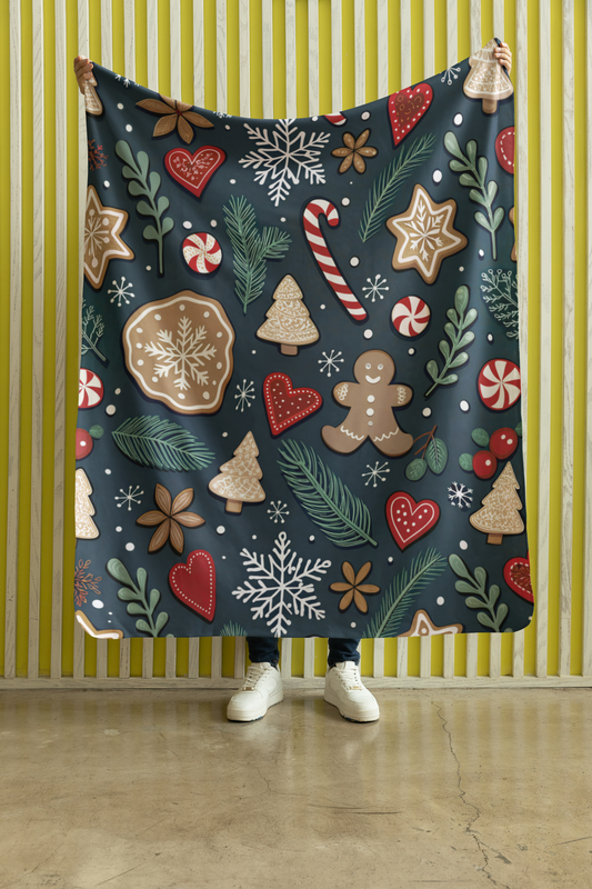 Christmas toys Green Blanket