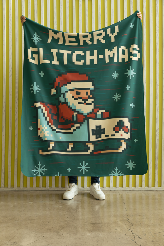 Merry Glitch MAs Blanket