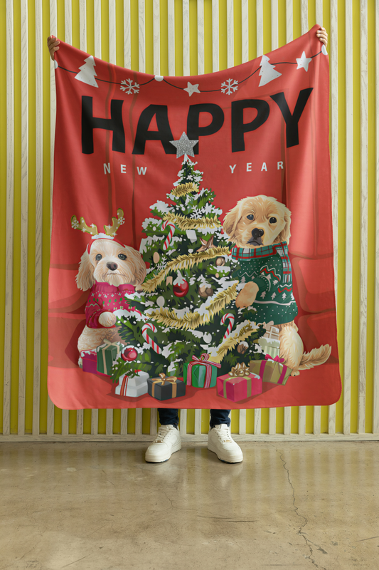 Happy New year Blanket