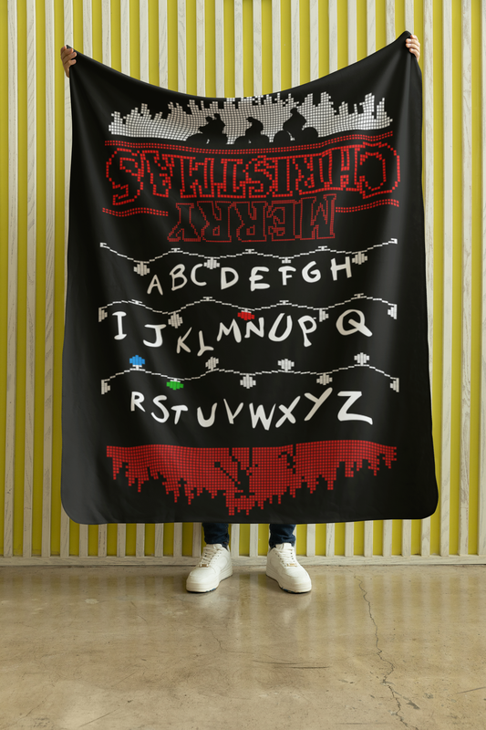 Stranger Things Christmas edition Blanket