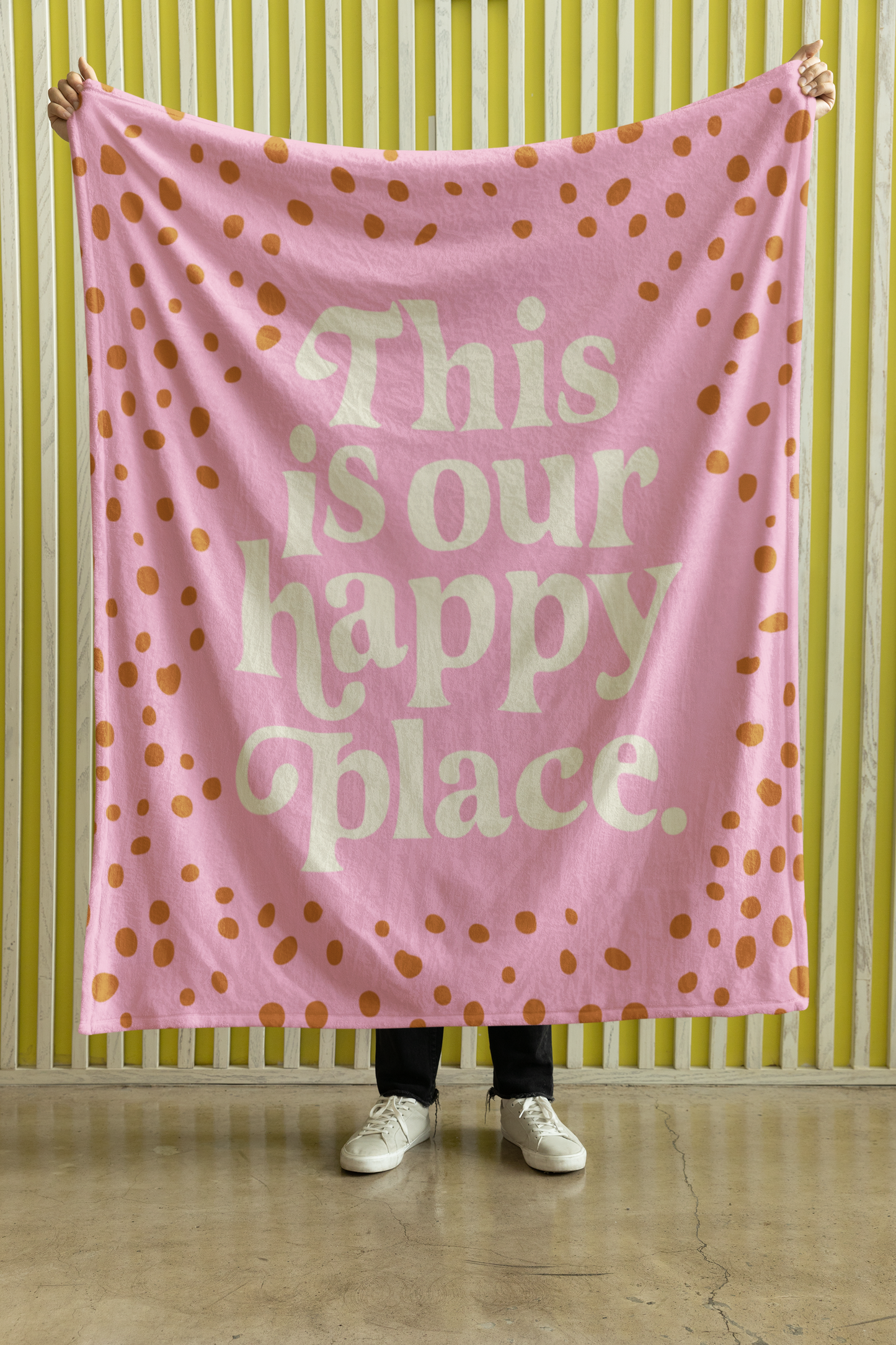 This is out Happy Place Blanket