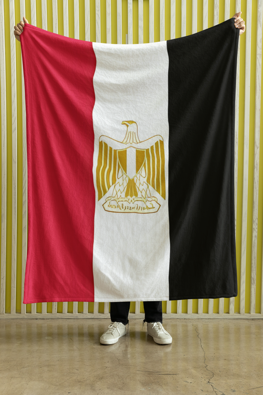 Egypt Flag Blanket