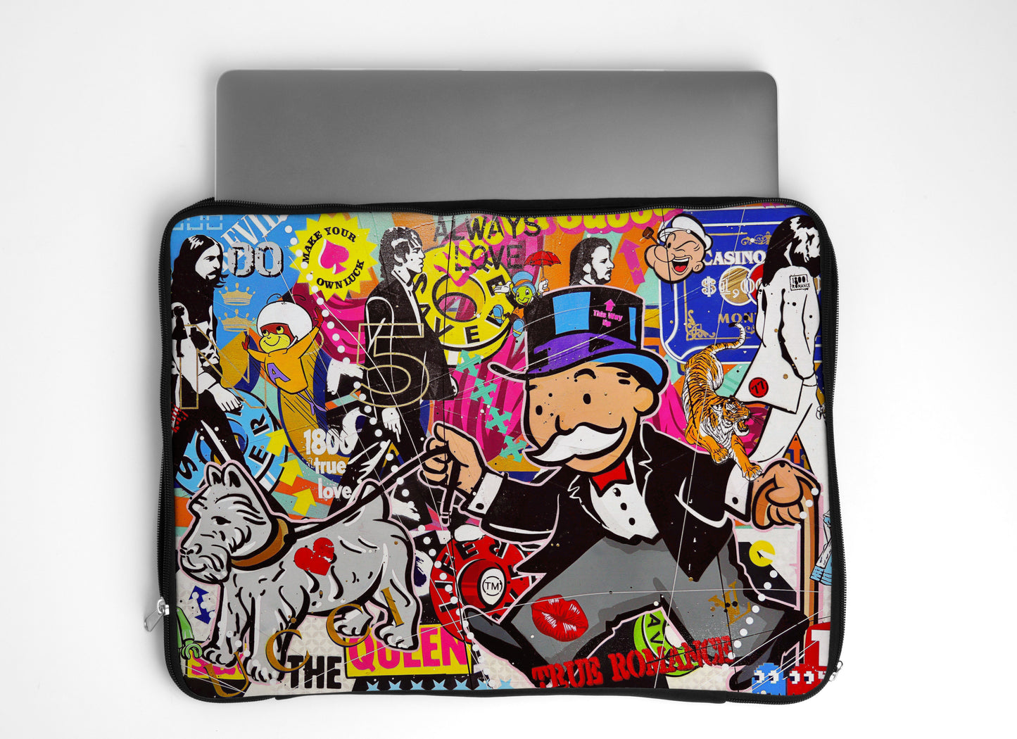 Street Art Monopoly Laptop Sleeve