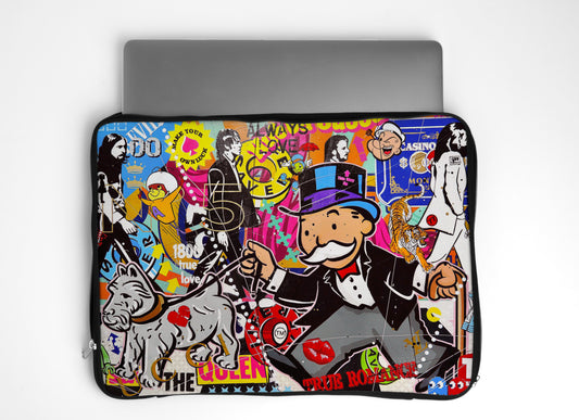 Street Art Monopoly Laptop Sleeve