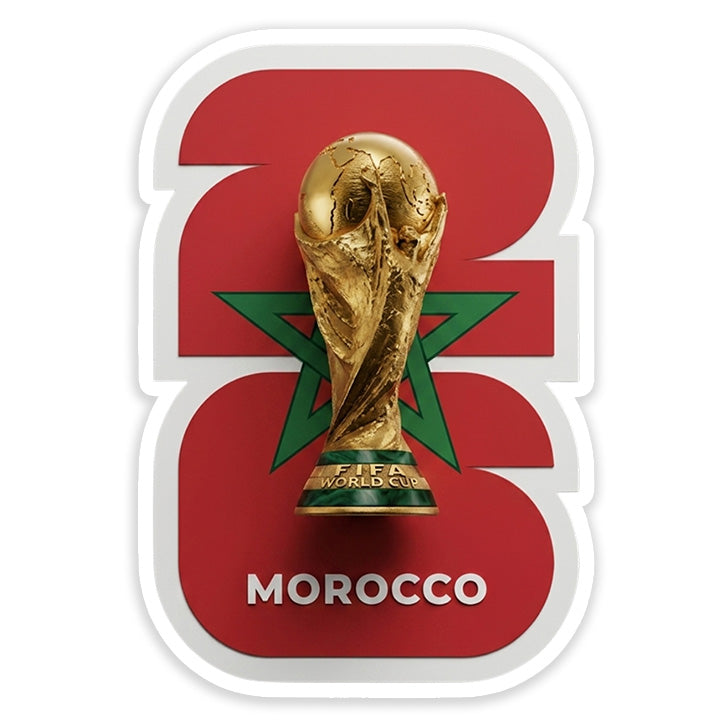Morocco WC 2026 Sticker