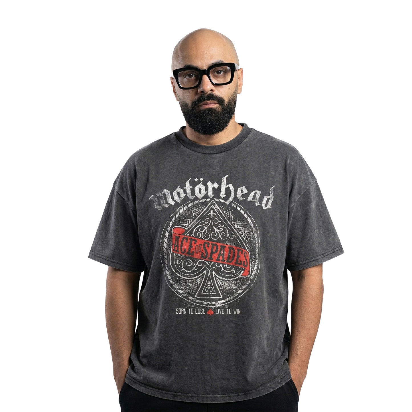 Motorhead Washed Oversized Tee's