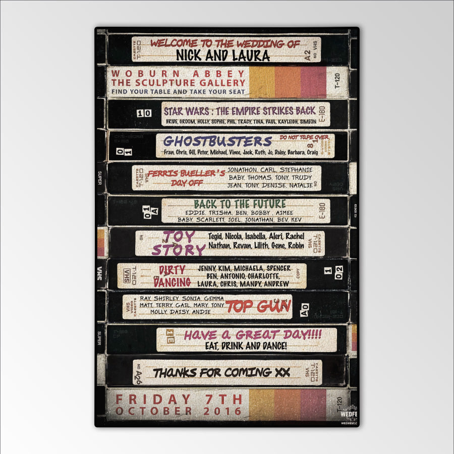 VHS Movies Rectangle Rug