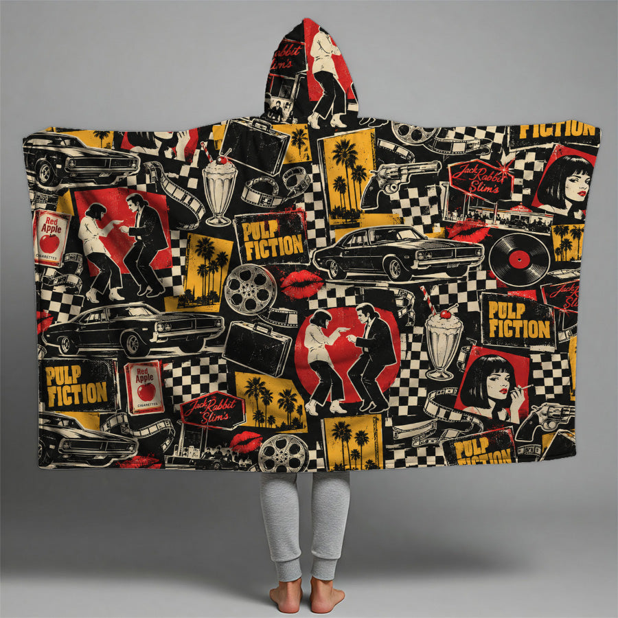 Pulp Fiction Hooded Blanket
