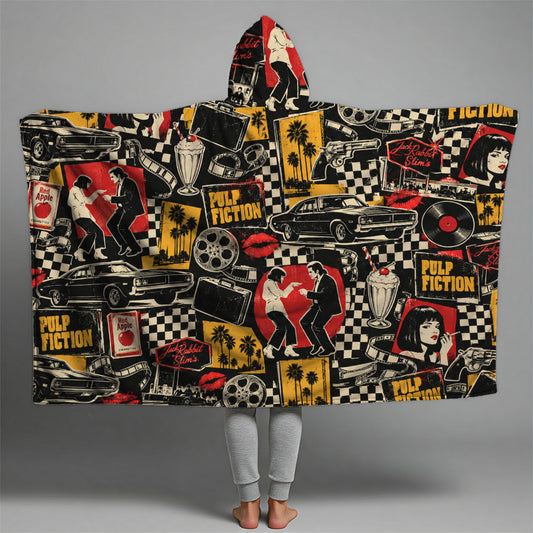Pulp Fiction Hooded Blanket