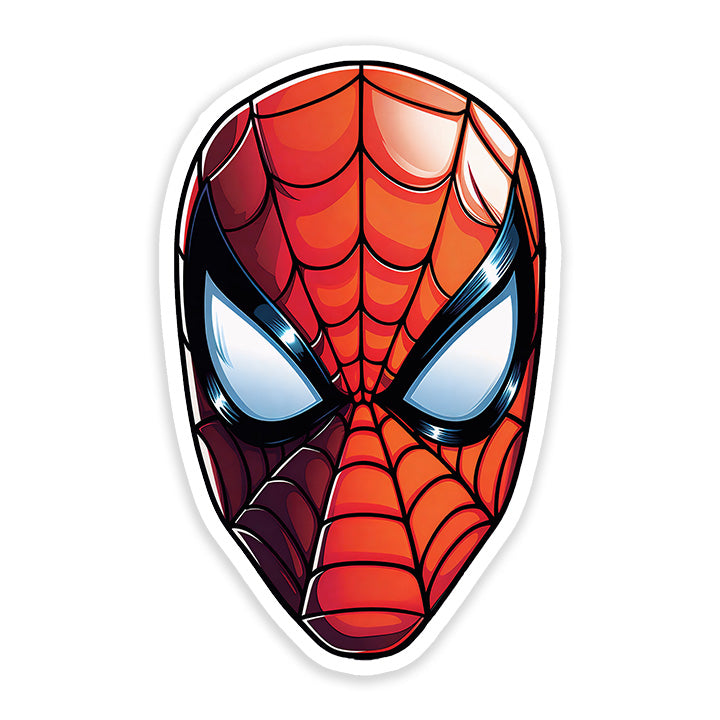 Spiderman Face Sticker