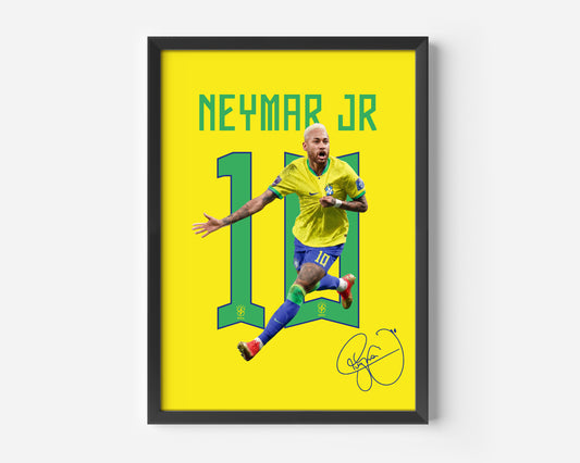 Neymar Brazil Poster