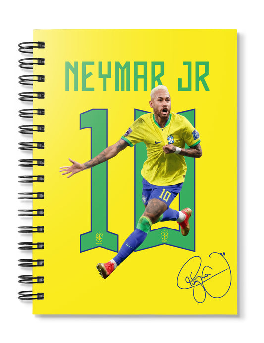 Neymar Jr Brazil Notebook