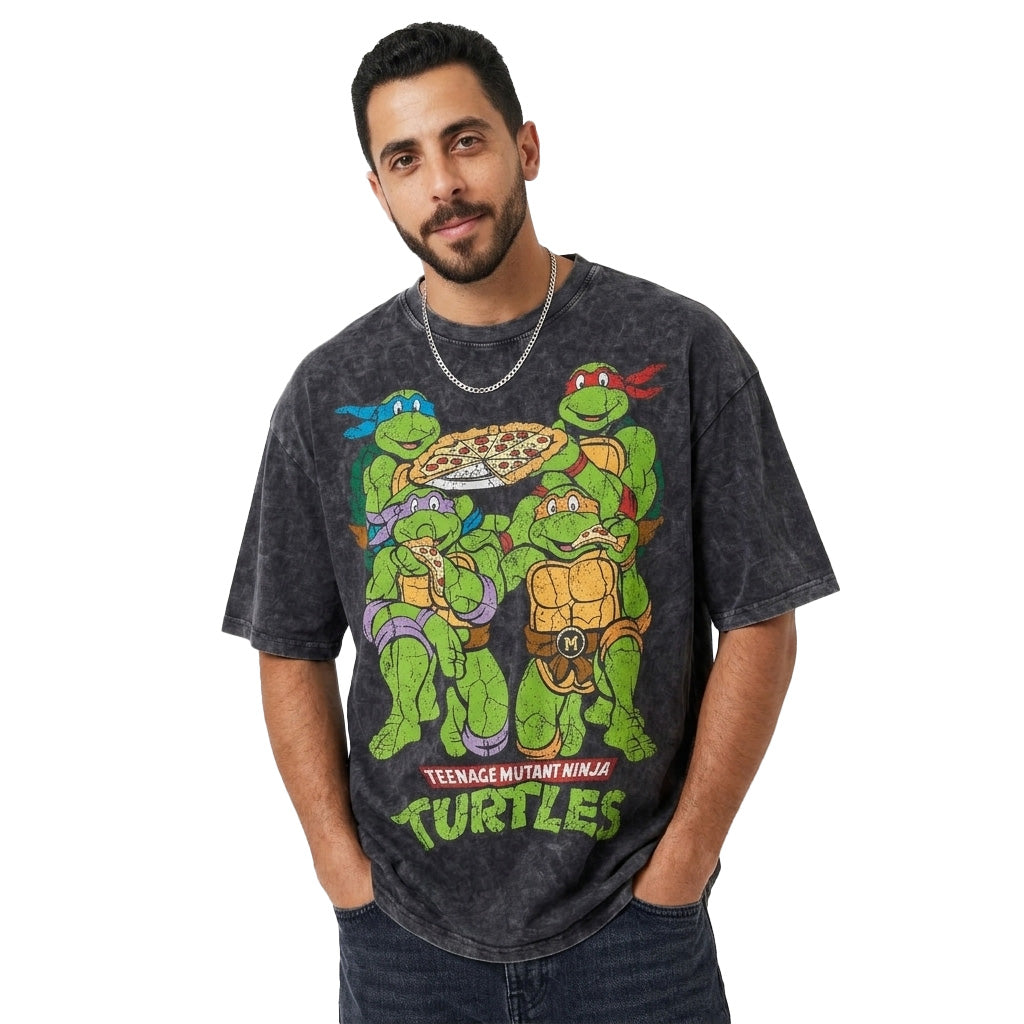 Ninja Turtles Washed Oversized Tee's