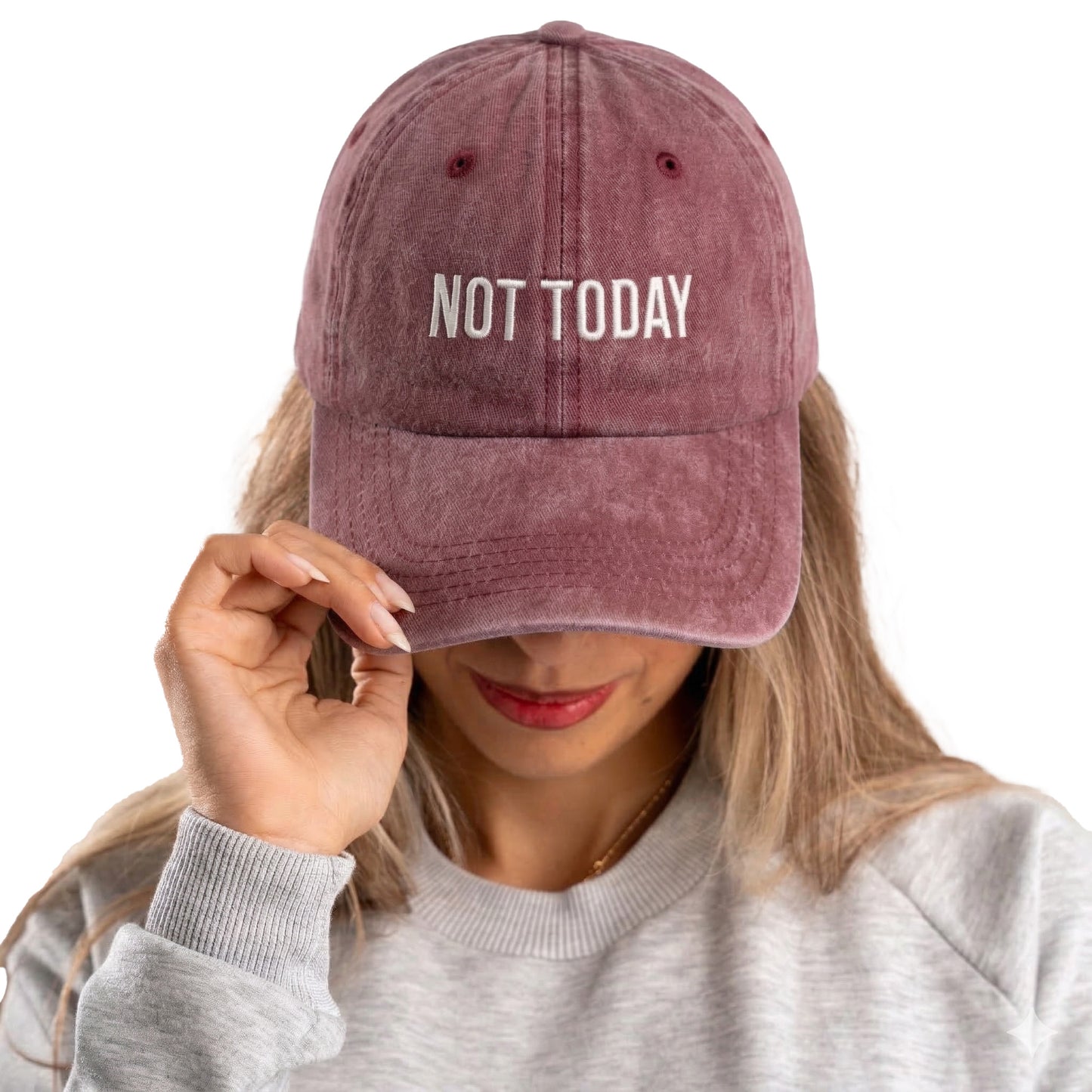 Not Today Washed Cap