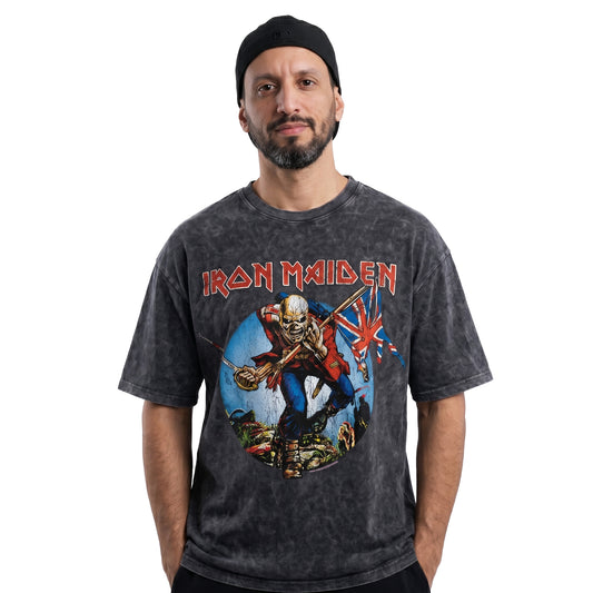Iron Median Trooper Washed Oversized Tee's