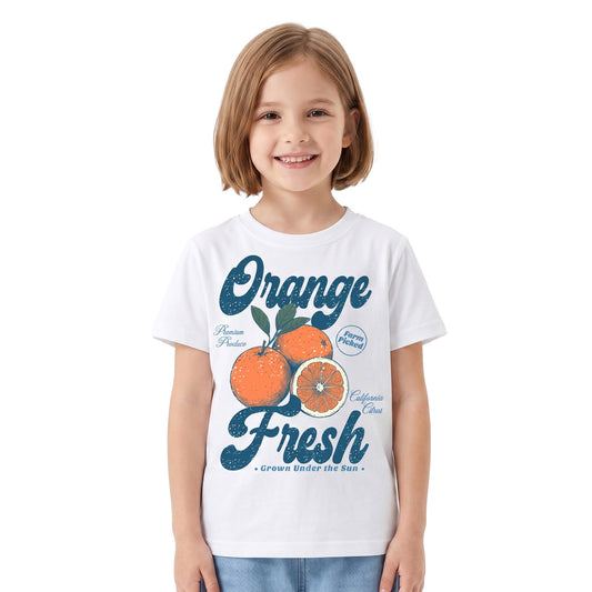 Orange Kids Tee's