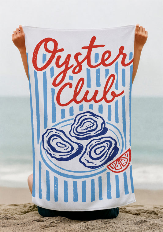 Oyster Club towel