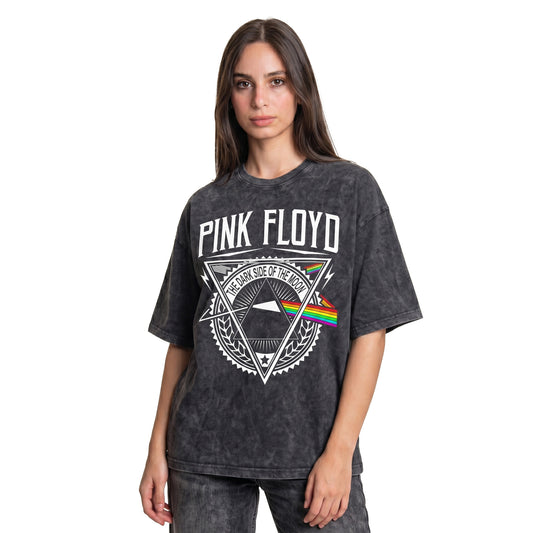 Pink Floyd W Washed Oversized Tee's