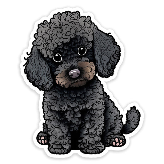 Poodle dog Sticker
