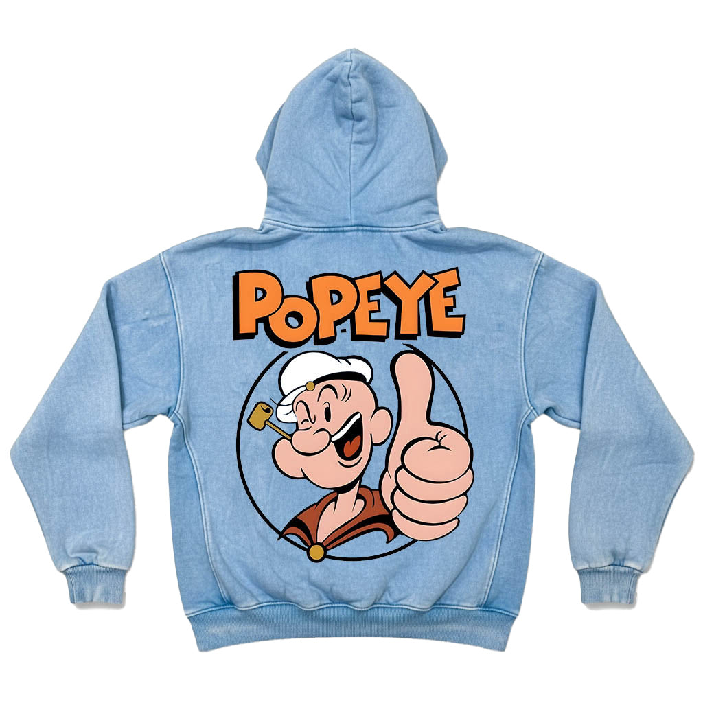 Popeye washed Oversized Hoodie